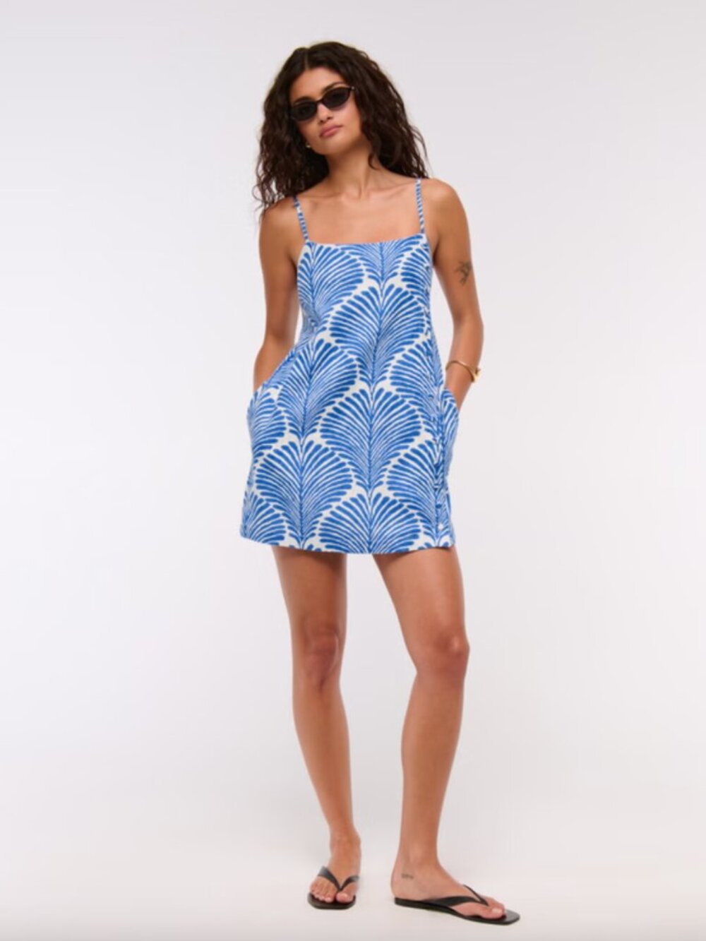 Abercrombie & Fitch Linen Skort Dress